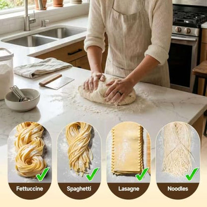 Bamboo Pasta Drying Rack with Transfer Wand and 12 Bars, Noodle Drying Rack for Pasta, Pasta Dryer Stand, Pasta Hanger for Kitchen