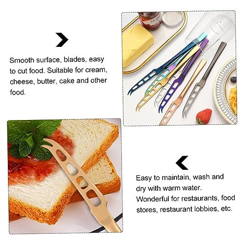 IMIKEYA Stainless Steel Cheese Cutter and Butter Spatula Multipurpose Kitchen Utensil for Restaurant and Home Baking Easy to Clean Knife for Cheese Slicing and Spreading