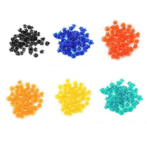 Fdit 50pcs Beekeeping Queen Rearing Cell Cups Beekeeper Equipment Tool Beekeeping Supply (Red)
