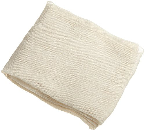 Cheesecloth, Grade 90, 18 Sq Feet, Reusable, 100% Unbleached Cotton Fabric (black)
