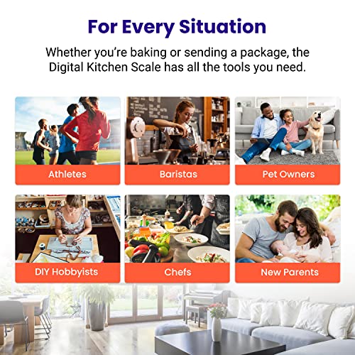 Etekcity 0.1g Food Kitchen Scale, Bowl, Digital Grams and Ounces for Weight Loss, Dieting, Baking, Cooking, and Meal Prep, 11lb/5kg, Stainless Steel Silver - color: Arctic Sliver, size: 11lb