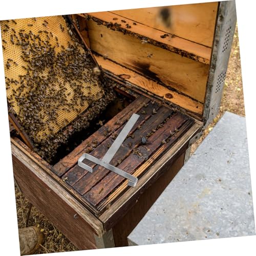 Toyvian 2pcs Stainless Steel Beekeeping Frame Holder Stand Detachable Bee Frame Support Tool for Hive Tool Storage Efficient Organization Supplies for Beekeepers