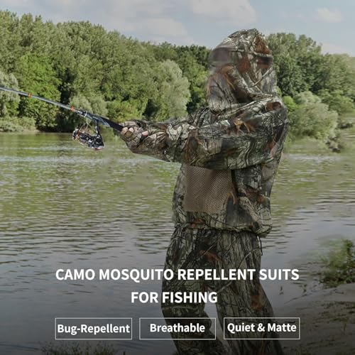 Mosquito Suits Net Bug Pants Jacket Hood Sets Ultra-fine Mesh Outdoor Fishing Hiking, Camping and Gardening - size: XL/XXL(175CM-185CM)