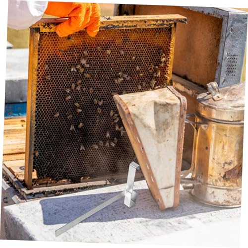 BESPORTBLE Stainless Steel Beekeeping Frame Holder Professional Hive Frame Rest for Easy Inspection and Harvesting Durable Nesting Shelf for Beekeeper Supplies