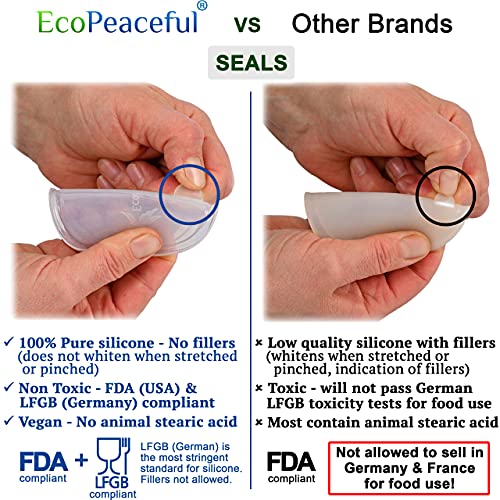 316 Surgical Stainless Steel Mason Jar Lids WIDE Mouth - Rust-proof, Airtight, Leak-proof, BPA-Free, PVC-free, Vegan, Reusable - Not for Canning - size: 12 Wide Mouth Lids- 3 3⁄8" outer Ǿ
