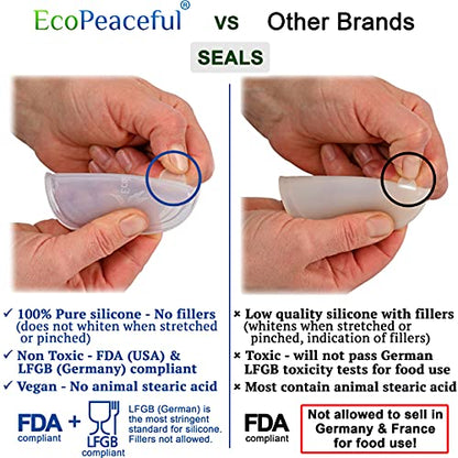 316 Surgical Stainless Steel Mason Jar Lids REGULAR Mouth - Rust-proof, Airtight, Leak-proof, BPA-Free, PVC-free, Vegan, Reusable - Not for Canning - size: 10 Regular Mouth Lids - 2 3⁄4" outer Ǿ