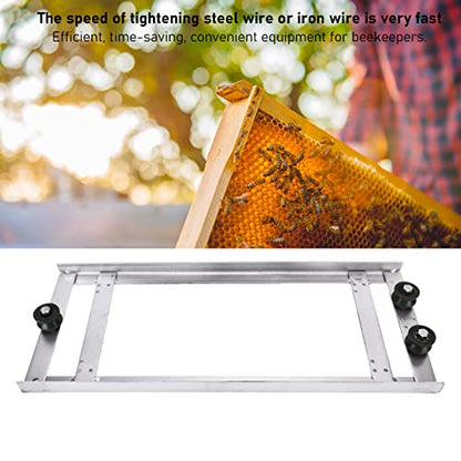 Gonetre Bee Frame Tensioner, Efficient Wire Threader and Tightening Tool with Iron Construction, for Beekeeping Starter Kit and Beekeeping Supplies