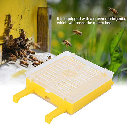 Plastic Queen Rearing System, Beekeeping Bee Grafting Kit Plastic Grafting Tool Set Queen Rearing Accessories for Beekeepers