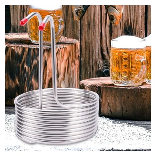 Heat Exchanger,Wine Making Machine Bar Wort Chiller Pipe Spiral Home Brewing Immersion Supplies Stainless Steel Beer Cooling Coil Hotel