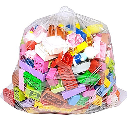 Wowfit 100 CT 18x24 Inch 1.1 Mil Clear Plastic Flat Open Poly Bags – Great for Bread Proofing, Dough, Injera, Food Storage, Jackets, Pillows, Laundry, and More - size: 18"x24"-100pcs