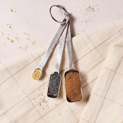 King Arthur Baking Company Spare Measuring Spoons, 18/8 Stainless Steel, 3-Piece Set, Precision Measures, For Baking And Cooking - style: Stainless Steel, 3-Piece Set