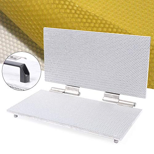 220 x 420mm Bee Wax Foundation Sheet Mold Casting Machine Bee Wax Embossing Mold 4.7mm Eyes Comb Foundation Press Tool for Beekeeping Supply