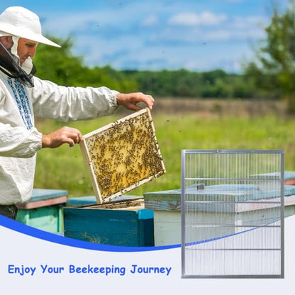 3Pcs Queen Excluder Metal Queen Bee Excluder for 10 Frame Beehive Beekeeping Queen Excluders Beekeeping Tools - size: 3 Pack 10 Frame