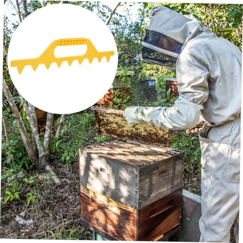 GANAZONO Beehive Frame Spacer Beekeeping Tool Beehive Accessory Plastic Frame Holder for Beekeeping