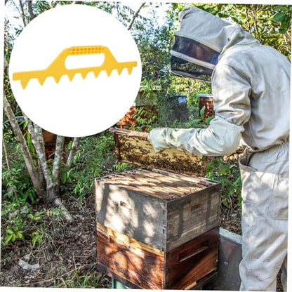 GANAZONO Beehive Frame Spacer Beekeeping Tool Beehive Accessory Plastic Frame Holder for Beekeeping