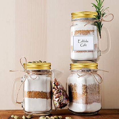 Chuangdi 30 Packs Mason Jar Lids Bulk Regular Mouth Canning Lids Leak Proof Secure Mason Storage Solid Caps(Gold,Steel) - color: Gold