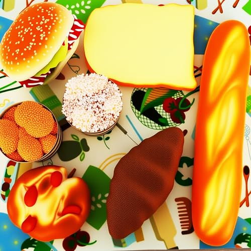 Beeswax Wraps for Food,3 Pack (S,M,L) Beeswax Wrap,Bees Wax Wraps Reusable,Plastic-Free Food Storage,Biodegradable,Alternative to Plastic Wrap for Sandwich Bread Cheese(Green Living Pattern)
