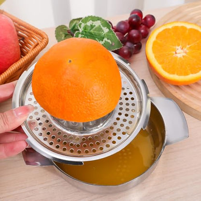 304 Stainless Steel Fruit Lemon Orange Manual Juicer Household Kitchen Small Creative Hand Juicer