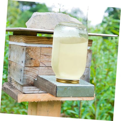 Hemoton 5pcs Bee Feeder Lids for Hive Entrance Beehive Water Dispenser Beekeeping Supplies Reusable Bee Watering Station Lid Easy Installation