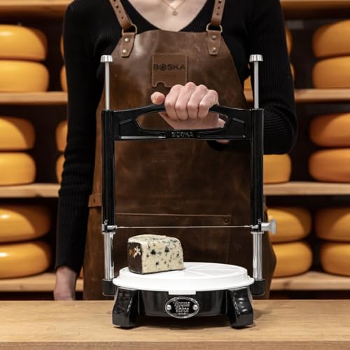 BOSKA RoqueForce® Black - Cheese Cutter – Cheese Tool for Soft Cheese - Easy to Use - Easy to Clean - Ergonomic, Efficient, Professional, Stylish, Durable