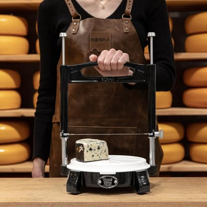 BOSKA RoqueForce® Black - Cheese Cutter – Cheese Tool for Soft Cheese - Easy to Use - Easy to Clean - Ergonomic, Efficient, Professional, Stylish, Durable