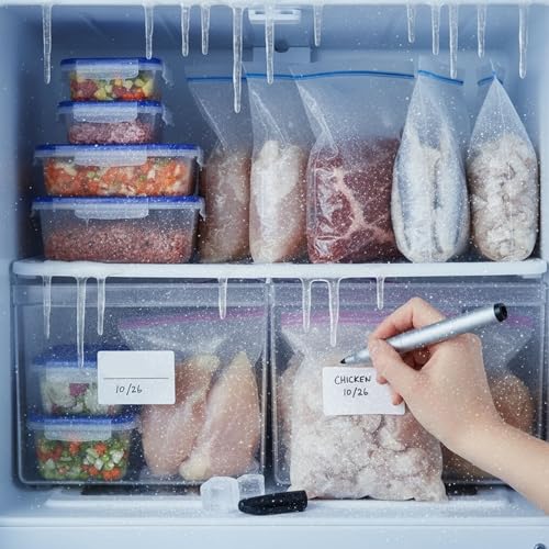 Cadie Permanent Freezer Marker Set of 5 – Waterproof Fast-Drying Black Ink Pens with Chisel Tip for Food Labeling, Fridge & Freezer Storage, Kitchen & Lab Use & General Organization. - style: 5 Pack