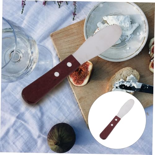 ABOOFAN Stainless Steel Cheese Knife Butter Slicer Baking Tool Knife Jam Spreader Portable Cheese Cutting Tool