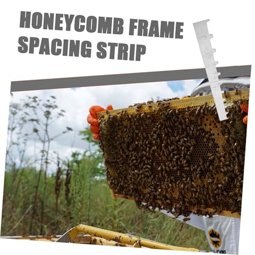 Abaodam 4pcs Beehive Frame Strip Beekeeping Gadgets Spacer for Hive Frame Stability and Shaking Beekeeping Tools for Apiary Use