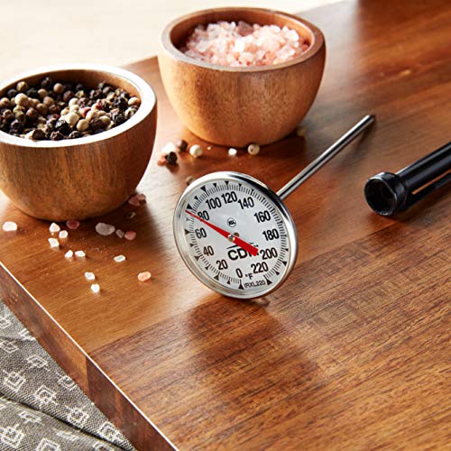 CDN IRXL220 Large Dial Cooking Thermometer - size: 1.75-inch/4.4 cm Magnified Dial