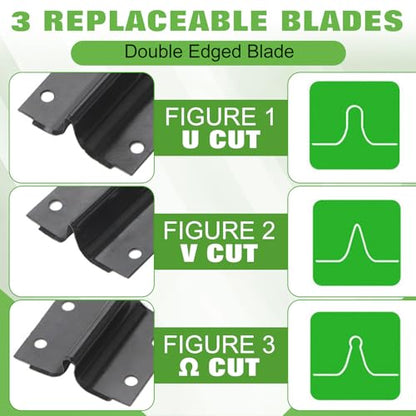 Garden Grafting Tool Kits 2 in 1 Professional Grafting Scissor Shear with 3 Replacement Blades Rubber Bands Grafting Knife Protective Film and Labels for Plant Branch Tree Cutting Pruning
