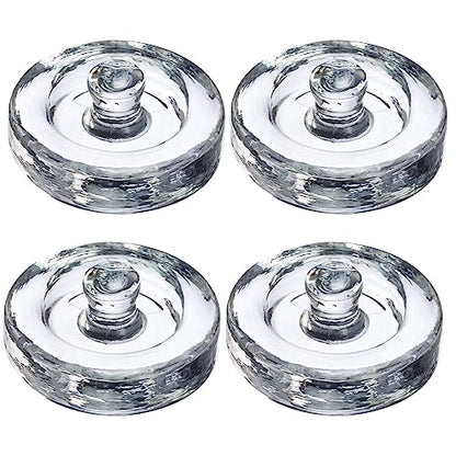 Westmark Fermentation Weights - Fermentation Set of 4 Fermentation Weights for Fermentation, Glass Weights in Two Sizes, Accessories for Fermentation - Glass, Diameter 8 cm, Pack of 4 - size: Ø 8 cm
