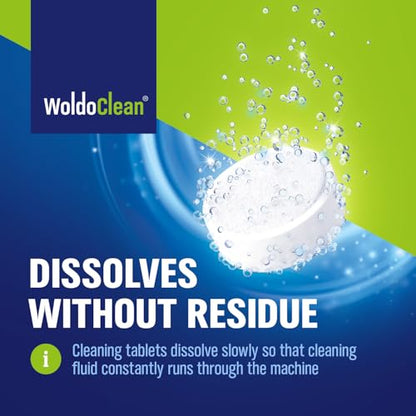 WoldoClean Coffee Maker Cleaning Tablets 150 Pack - Espresso Cleaner | Compatible with DeLonghi, Jura, Breville, Gaggia, Krups, Philips, Saeco - size: 150 Count (Pack of 1)