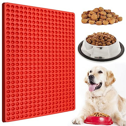 Palksky 468-Cavity Mini Round Silicone Mold/Chocolate Drops Mold/Dog Treats Pan/Semi Sphere Gummy Candy Molds for Ganache Jelly Caramels Cookies Pet Treats Baking Mold (1 Cavity - 0.02 Oz) - color: 1PCS 468-Cavity