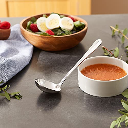 RSVP International Endurance Flatware Collection Stainless Steel, Dishwasher Safe, Gravy Ladle - size: Gravy Ladle