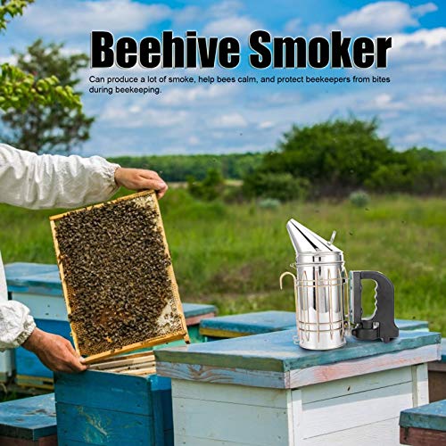 Joyzan Beehive Smoker, Stainless Steel Electric Beekeeping Tools Bee | Handle Set Hive Beekeeper Supplies Equipment Accessory Kit Beginner Producing Smoke (Not Included Charging Cable )