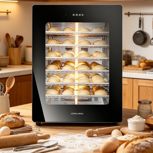 QIANG 100L Household Dough Proofer Bread Fermentation Machine | Humidity Temperature Control | Even Fermentation | Stainless Steel | for Sourdough Pizza Pastry Yogurt Natto