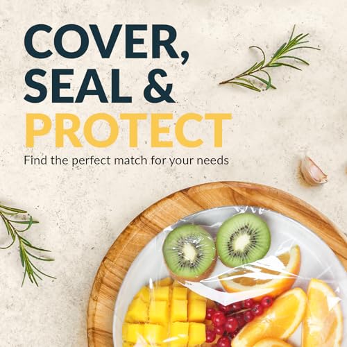 PAMI Plastic Food Wrap 24” x 2000 FT with Slide Cutter – Safe Cling Stretch Film, BPA Free, Microwave & Freezer Safe, Durable Food Storage Wrap for Home & Commercial Use - size: 24 " x 2000ft