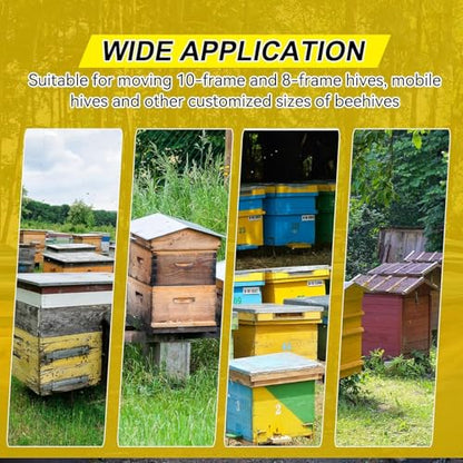 Beekeeping Hive Mover for 10 Frame Bee Hives Boxes, Hive Carrier Suitable for Deep/Medium Shallow Superbox, Bee Hives Boxes Starter Kit Beekeeping