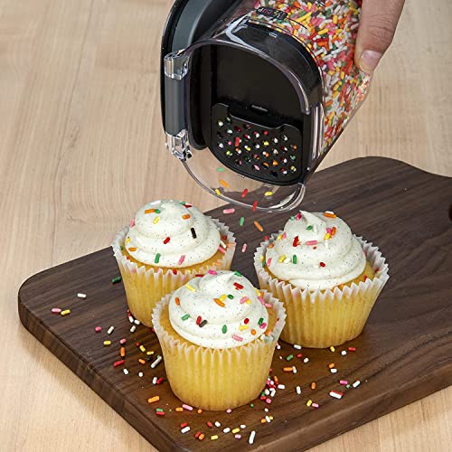 Progressive PKS-401 1.5 Cup Mini Prokeeper+ Airtight Silicone Seal Storage Container Great For Spices & Baking Acessories (4- Piece) - size: 4- Piece
