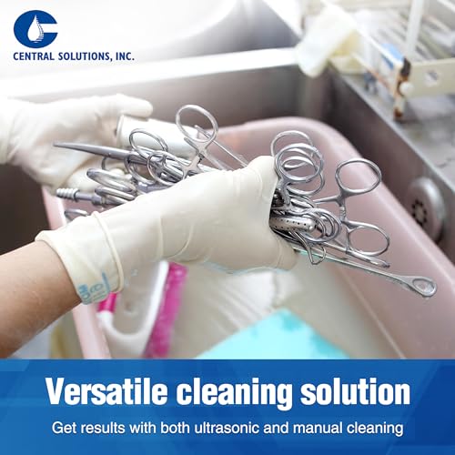 CSI Central Solutions Multi Enzymatic Cleanser - Hospital Grade Medical Instrument Cleaner for Presoak and Manual Processing, 1 Gal, 4 Pack - Original - style: Original 4-Pack