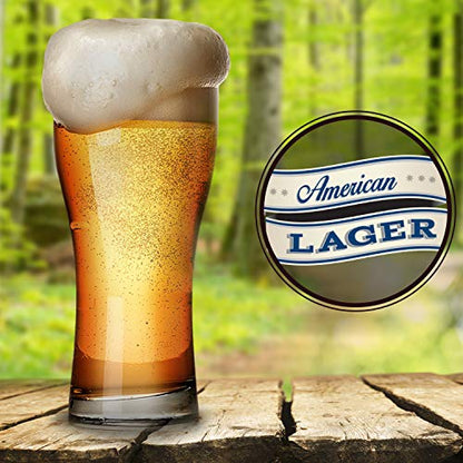 Mr. Beer American Lager Beer Refill Kit, 2 Gallons - style: American Lager