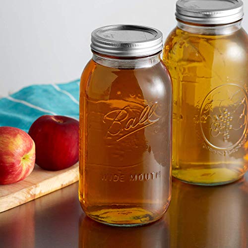 Ball 1 64oz Wide Mouth Half Gallon Mason Jar - size: 64 Ounce (Pack of 1)