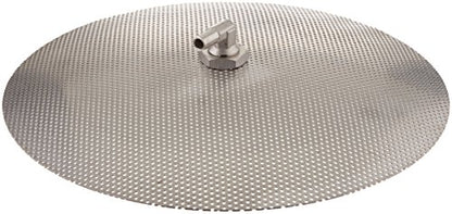 Chill Passion Stainless Steel Domed False Bottom, Select a Size (12", 10" or 9"), 12" L x 12" W - size: 12 IN