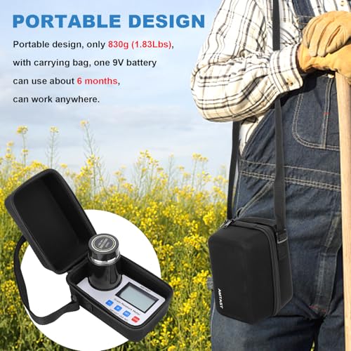 Grain Moisture Meter High Precision Grain Moisture Tester with Temperature Compensation Portable Seed Moisture Meter for 22 Grains including Wheat, Soybean, Coffee and More - color: Test 22 Grains