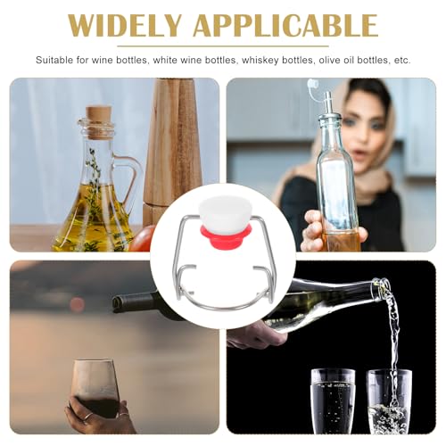 Zerodeko 15Pcs Swing Top Beer Bottle Caps Airtight Replacement Lids for Glass Bottles Home Brewing Soda Milk Bottles Sealers 2.09X1.97X1.06 Inches