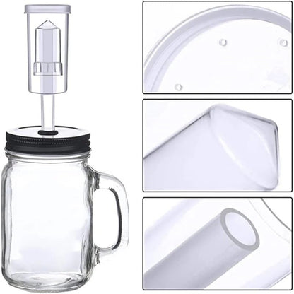 Plastic Airlock Homebrew Airlock Set with Silicone Grommets for Preserving Brewing Making Wine Fermenting Sauerkraut Kimchi(1pcs) - color: 1pcs