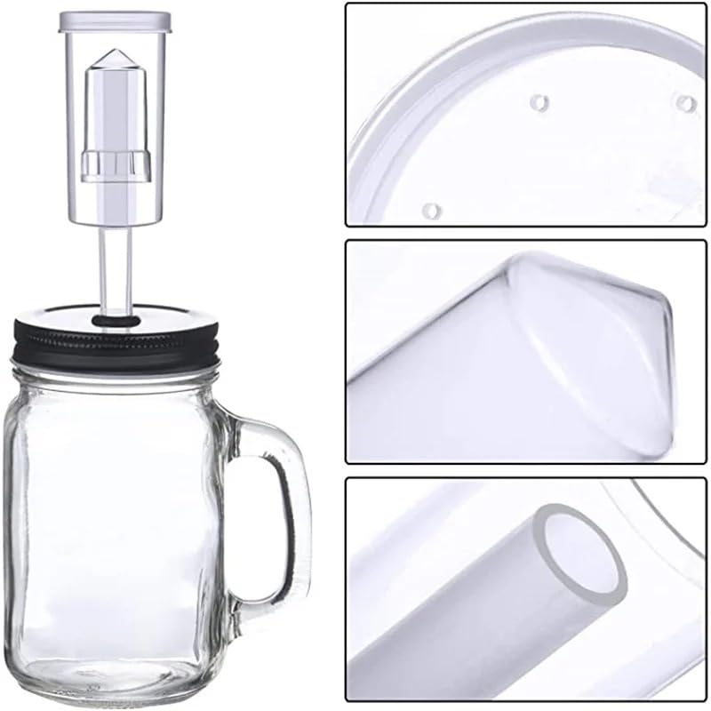 Plastic Airlock Homebrew Airlock Set with Silicone Grommets for Preserving Brewing Making Wine Fermenting Sauerkraut Kimchi(1pcs) - color: 1pcs