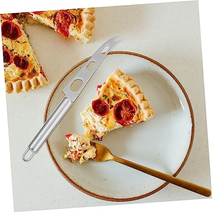 MERRYHAPY 2pcs Stainless Steel Cheese Knife Cheese Spatula for Baking Butter and Use Lightweight Kitchen Tool Dishwasher Safe Resistant Design