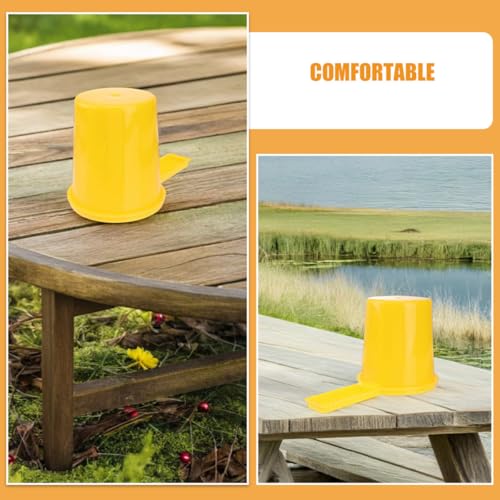 KESYOO 2pcs Beehive Water Feeder and Honeybee Entrance Feeder for Beekeeping, Plastic Hive Water Dispenser Round Top Design for Outdoor Bee Drinking Station