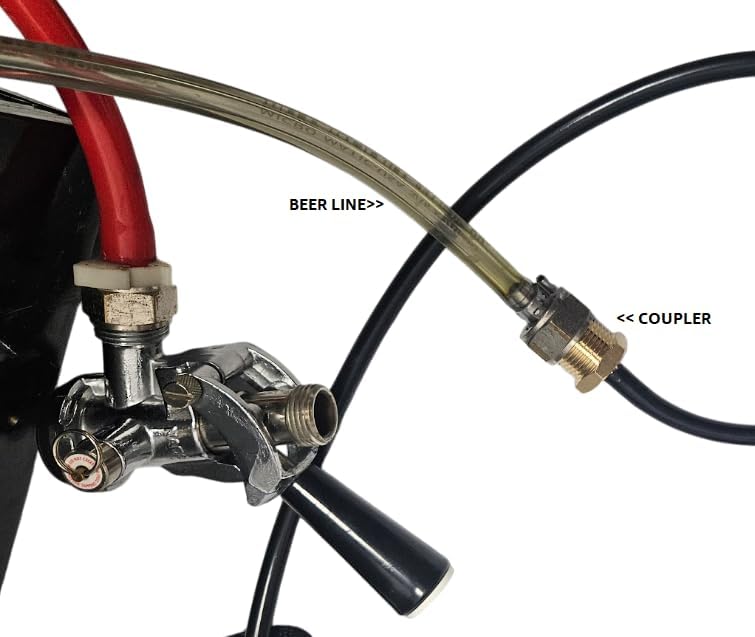 Beer Line Standard Beer Draft Keg Cleaning kit with 4oz Beer Line Powder Cleaner PBW compatible- Hand Pump Pressurized - Easy Safe to Use Keg Cleaner - w/Brush, Faucet Brush, Instruction Manual - style: Beer Line